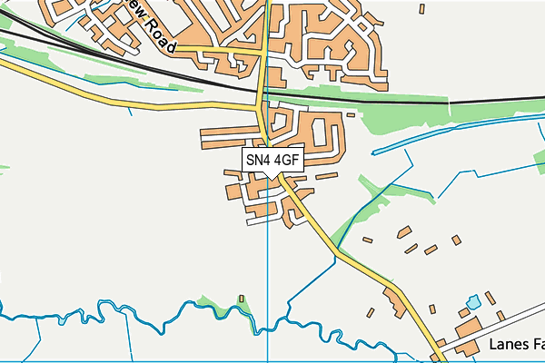 SN4 4GF map - OS VectorMap District (Ordnance Survey) SN4 4GF map - OS VectorMap District (Ordnance Survey)