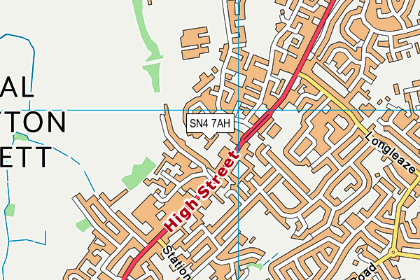 SN4 7AH map - OS VectorMap District (Ordnance Survey) SN4 7AH map - OS VectorMap District (Ordnance Survey)