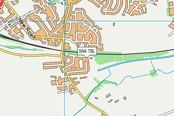SN4 7BL map - OS VectorMap District (Ordnance Survey) SN4 7BL map - OS VectorMap District (Ordnance Survey)