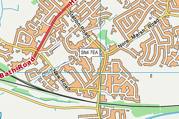 SN4 7EA map - OS VectorMap District (Ordnance Survey) SN4 7EA map - OS VectorMap District (Ordnance Survey)