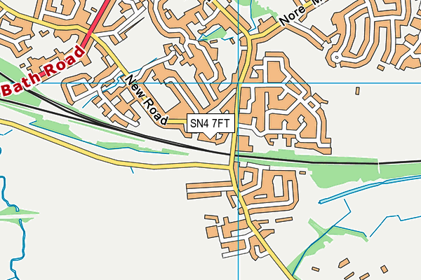 SN4 7FT map - OS VectorMap District (Ordnance Survey) SN4 7FT map - OS VectorMap District (Ordnance Survey)