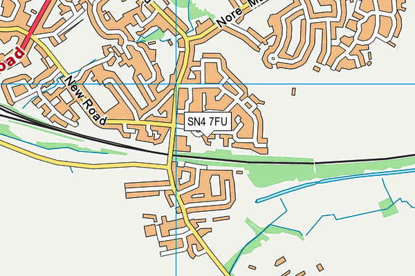 SN4 7FU map - OS VectorMap District (Ordnance Survey) SN4 7FU map - OS VectorMap District (Ordnance Survey)
