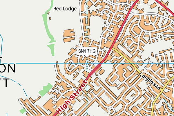 SN4 7HG map - OS VectorMap District (Ordnance Survey) SN4 7HG map - OS VectorMap District (Ordnance Survey)
