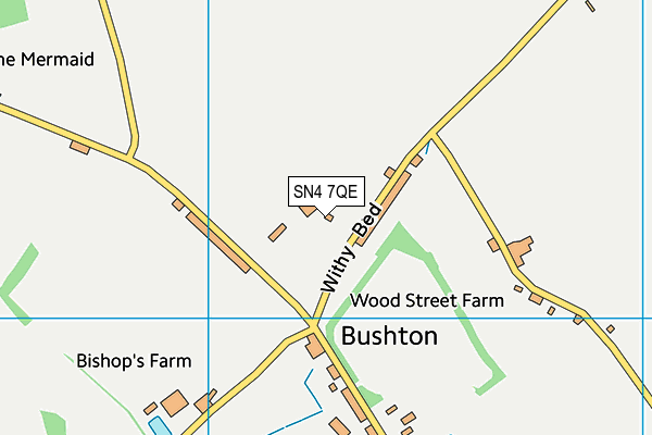SN4 7QE map - OS VectorMap District (Ordnance Survey) SN4 7QE map - OS VectorMap District (Ordnance Survey)