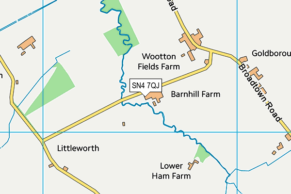 SN4 7QJ map - OS VectorMap District (Ordnance Survey) SN4 7QJ map - OS VectorMap District (Ordnance Survey)