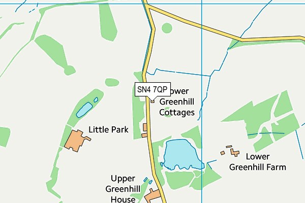 SN4 7QP map - OS VectorMap District (Ordnance Survey) SN4 7QP map - OS VectorMap District (Ordnance Survey)