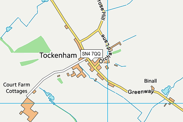 SN4 7QQ map - OS VectorMap District (Ordnance Survey) SN4 7QQ map - OS VectorMap District (Ordnance Survey)