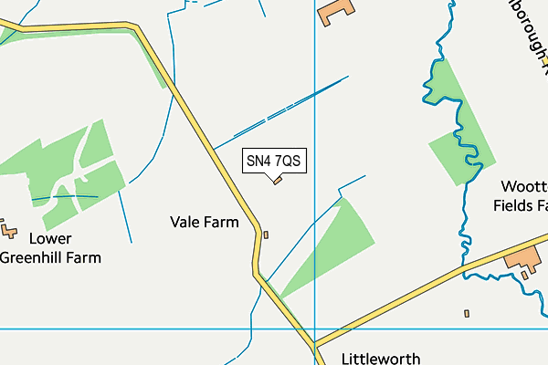 SN4 7QS map - OS VectorMap District (Ordnance Survey) SN4 7QS map - OS VectorMap District (Ordnance Survey)