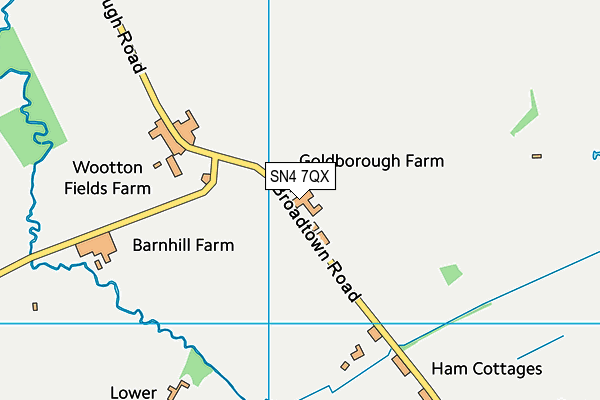 SN4 7QX map - OS VectorMap District (Ordnance Survey) SN4 7QX map - OS VectorMap District (Ordnance Survey)