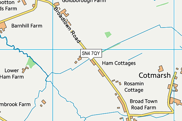 SN4 7QY map - OS VectorMap District (Ordnance Survey) SN4 7QY map - OS VectorMap District (Ordnance Survey)
