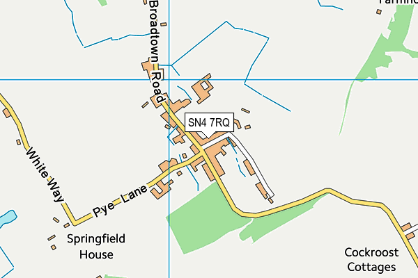 SN4 7RQ map - OS VectorMap District (Ordnance Survey) SN4 7RQ map - OS VectorMap District (Ordnance Survey)