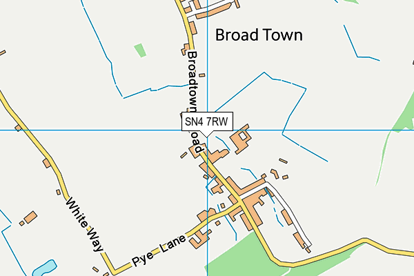 SN4 7RW map - OS VectorMap District (Ordnance Survey) SN4 7RW map - OS VectorMap District (Ordnance Survey)