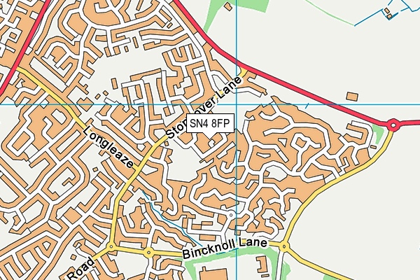 SN4 8FP map - OS VectorMap District (Ordnance Survey)