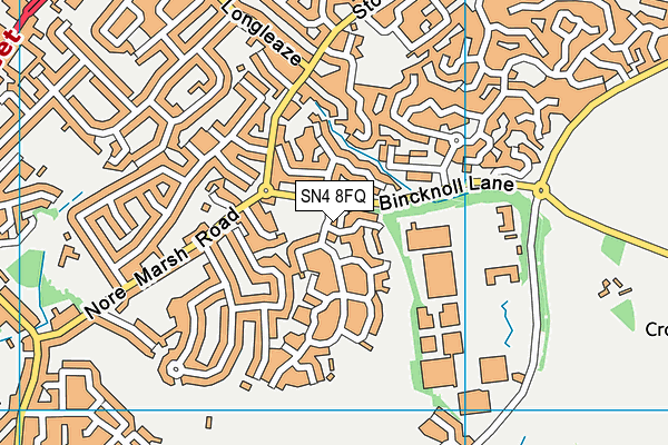 SN4 8FQ map - OS VectorMap District (Ordnance Survey) SN4 8FQ map - OS VectorMap District (Ordnance Survey)