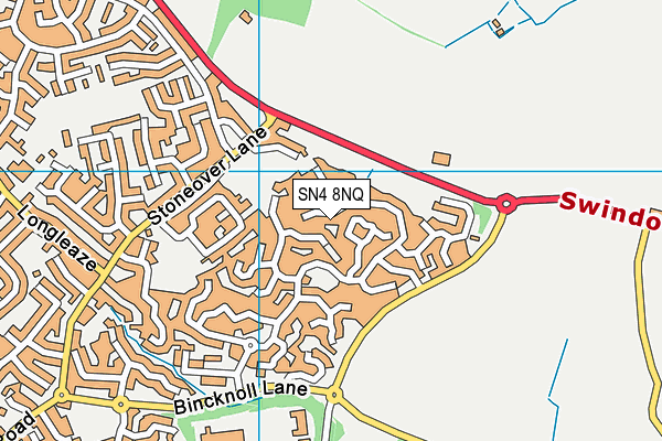 SN4 8NQ map - OS VectorMap District (Ordnance Survey) SN4 8NQ map - OS VectorMap District (Ordnance Survey)