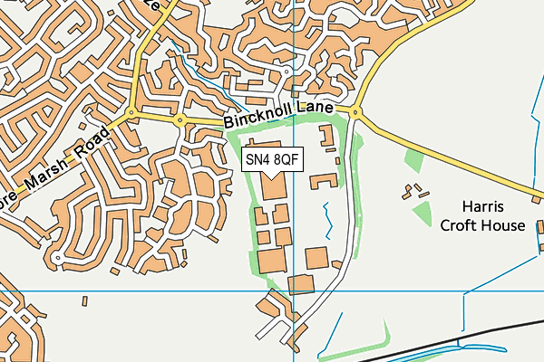 SN4 8QF map - OS VectorMap District (Ordnance Survey) SN4 8QF map - OS VectorMap District (Ordnance Survey)
