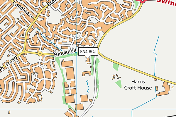 SN4 8QJ map - OS VectorMap District (Ordnance Survey) SN4 8QJ map - OS VectorMap District (Ordnance Survey)