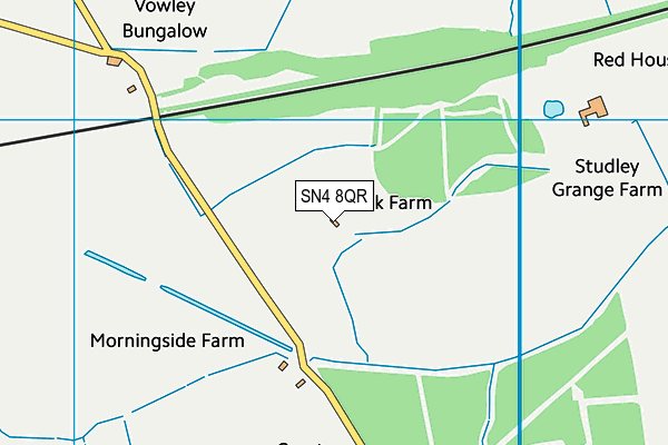 SN4 8QR map - OS VectorMap District (Ordnance Survey) SN4 8QR map - OS VectorMap District (Ordnance Survey)