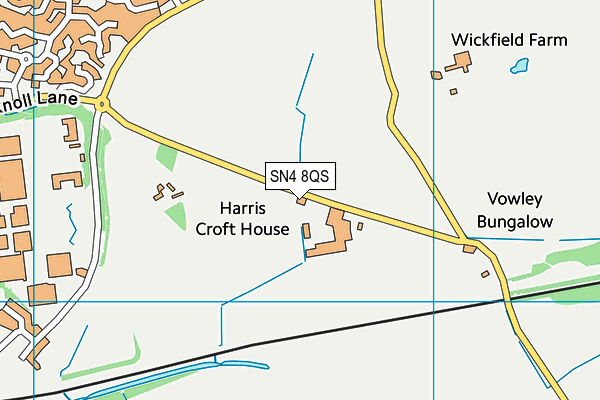 SN4 8QS map - OS VectorMap District (Ordnance Survey) SN4 8QS map - OS VectorMap District (Ordnance Survey)