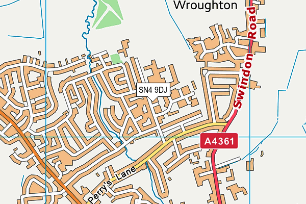 SN4 9DJ map - OS VectorMap District (Ordnance Survey) SN4 9DJ map - OS VectorMap District (Ordnance Survey)