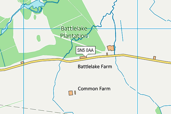 SN5 0AA map - OS VectorMap District (Ordnance Survey) SN5 0AA map - OS VectorMap District (Ordnance Survey)
