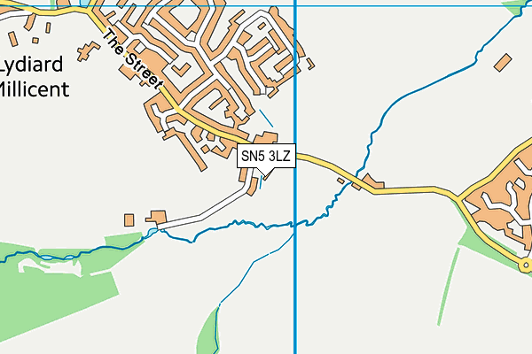SN5 3LZ map - OS VectorMap District (Ordnance Survey) SN5 3LZ map - OS VectorMap District (Ordnance Survey)