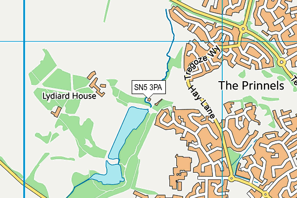 SN5 3PA map - OS VectorMap District (Ordnance Survey) SN5 3PA map - OS VectorMap District (Ordnance Survey)