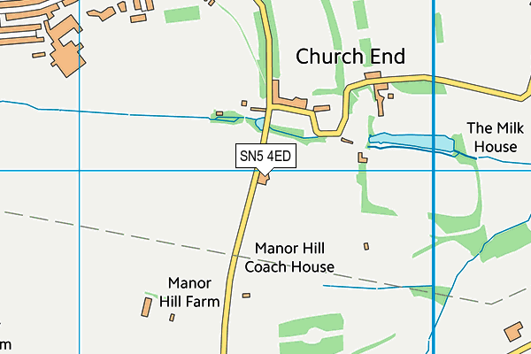SN5 4ED map - OS VectorMap District (Ordnance Survey) SN5 4ED map - OS VectorMap District (Ordnance Survey)