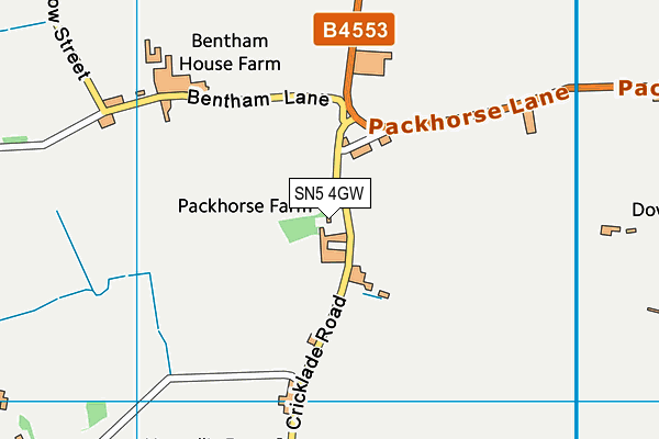 SN5 4GW map - OS VectorMap District (Ordnance Survey) SN5 4GW map - OS VectorMap District (Ordnance Survey)