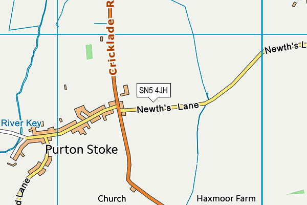 SN5 4JH map - OS VectorMap District (Ordnance Survey)