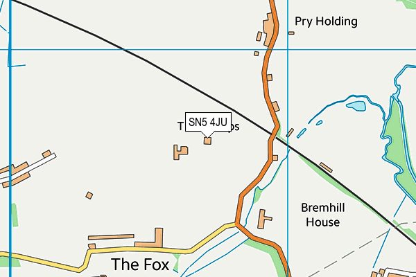SN5 4JU map - OS VectorMap District (Ordnance Survey) SN5 4JU map - OS VectorMap District (Ordnance Survey)