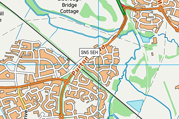 SN5 5EH map - OS VectorMap District (Ordnance Survey) SN5 5EH map - OS VectorMap District (Ordnance Survey)