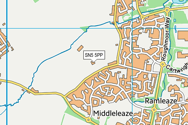SN5 5PP map - OS VectorMap District (Ordnance Survey) SN5 5PP map - OS VectorMap District (Ordnance Survey)