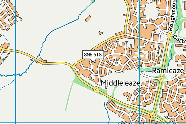 SN5 5TS map - OS VectorMap District (Ordnance Survey) SN5 5TS map - OS VectorMap District (Ordnance Survey)