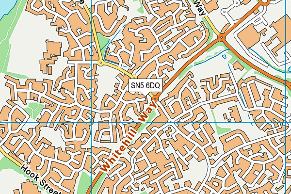 SN5 6DQ map - OS VectorMap District (Ordnance Survey) SN5 6DQ map - OS VectorMap District (Ordnance Survey)