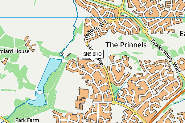 SN5 6HQ map - OS VectorMap District (Ordnance Survey) SN5 6HQ map - OS VectorMap District (Ordnance Survey)