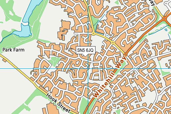 SN5 6JQ map - OS VectorMap District (Ordnance Survey) SN5 6JQ map - OS VectorMap District (Ordnance Survey)