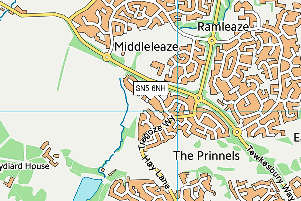 SN5 6NH map - OS VectorMap District (Ordnance Survey) SN5 6NH map - OS VectorMap District (Ordnance Survey)