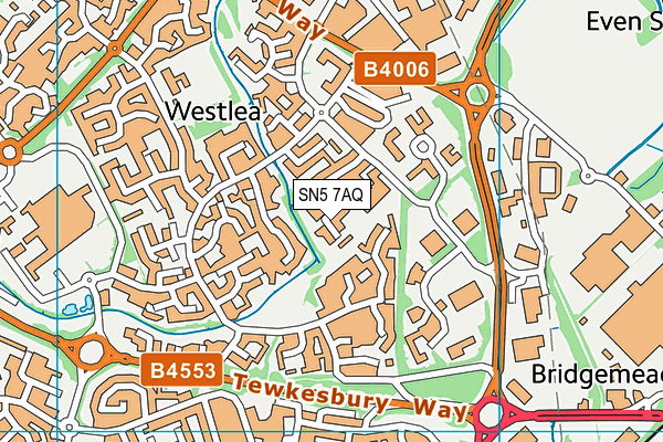 SN5 7AQ map - OS VectorMap District (Ordnance Survey) SN5 7AQ map - OS VectorMap District (Ordnance Survey)