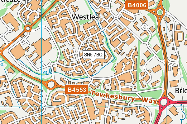 SN5 7BQ map - OS VectorMap District (Ordnance Survey) SN5 7BQ map - OS VectorMap District (Ordnance Survey)