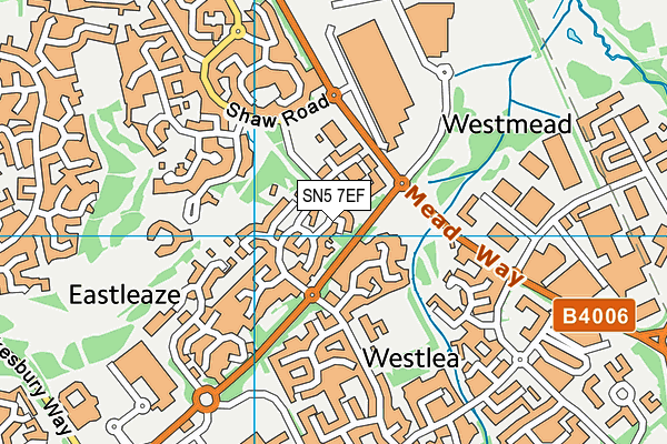 SN5 7EF map - OS VectorMap District (Ordnance Survey) SN5 7EF map - OS VectorMap District (Ordnance Survey)