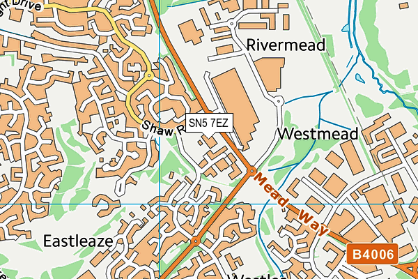SN5 7EZ map - OS VectorMap District (Ordnance Survey) SN5 7EZ map - OS VectorMap District (Ordnance Survey)
