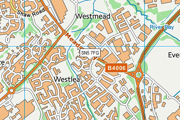 SN5 7FG map - OS VectorMap District (Ordnance Survey) SN5 7FG map - OS VectorMap District (Ordnance Survey)