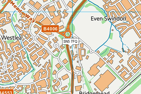 SN5 7FQ map - OS VectorMap District (Ordnance Survey) SN5 7FQ map - OS VectorMap District (Ordnance Survey)
