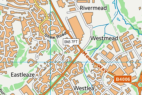 SN5 7FT map - OS VectorMap District (Ordnance Survey) SN5 7FT map - OS VectorMap District (Ordnance Survey)
