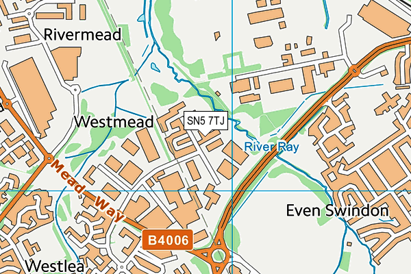 SN5 7TJ map - OS VectorMap District (Ordnance Survey) SN5 7TJ map - OS VectorMap District (Ordnance Survey)