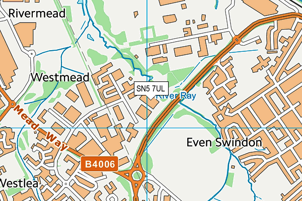 SN5 7UL map - OS VectorMap District (Ordnance Survey) SN5 7UL map - OS VectorMap District (Ordnance Survey)