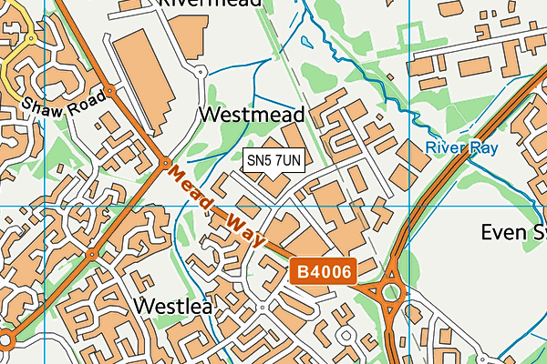 SN5 7UN map - OS VectorMap District (Ordnance Survey) SN5 7UN map - OS VectorMap District (Ordnance Survey)