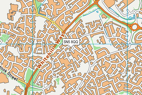 SN5 8QQ map - OS VectorMap District (Ordnance Survey) SN5 8QQ map - OS VectorMap District (Ordnance Survey)
