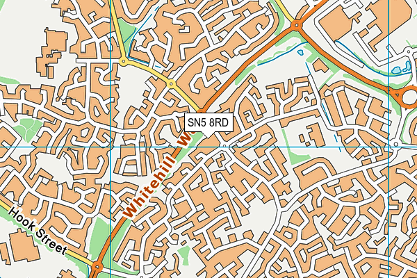 SN5 8RD map - OS VectorMap District (Ordnance Survey) SN5 8RD map - OS VectorMap District (Ordnance Survey)